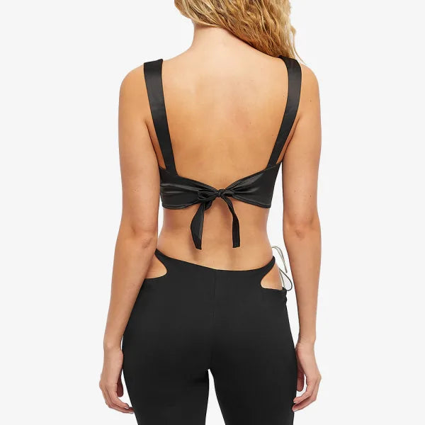 Tati Tie Top (Black)