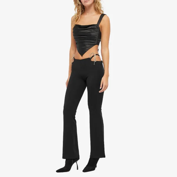 Tati Tie Top (Black)