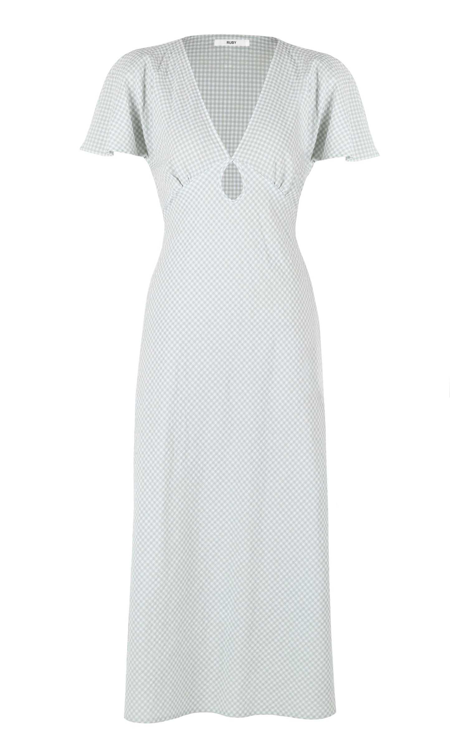 Clover Midi (Sage Gingham)