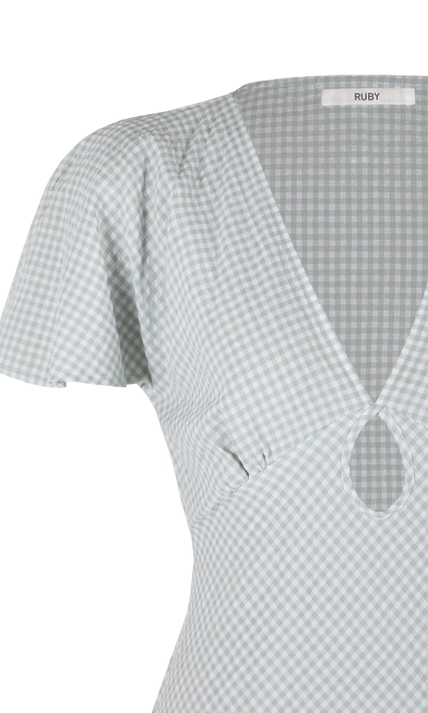 Clover Midi (Sage Gingham)