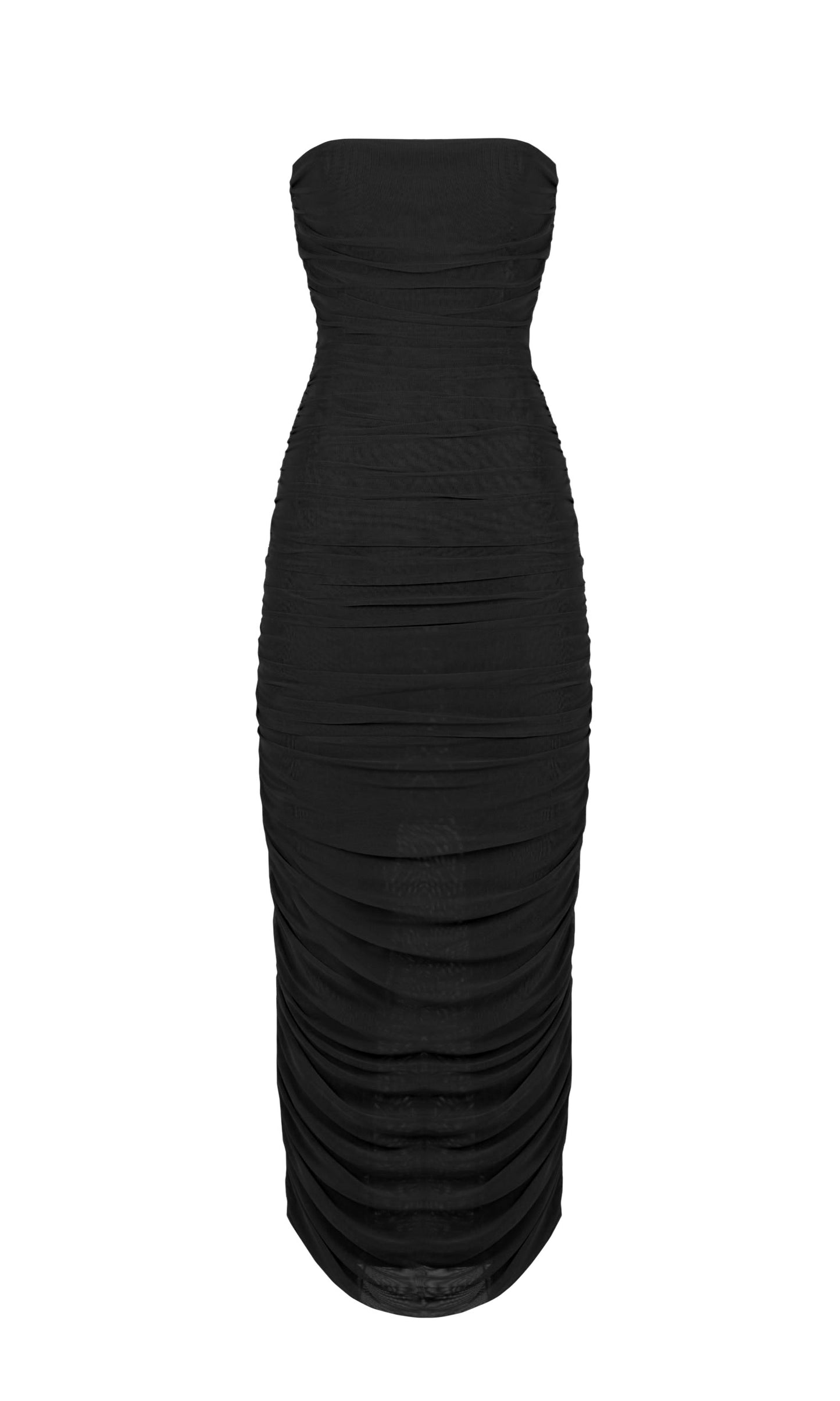 Ginni Mesh Tube Dress (Black)