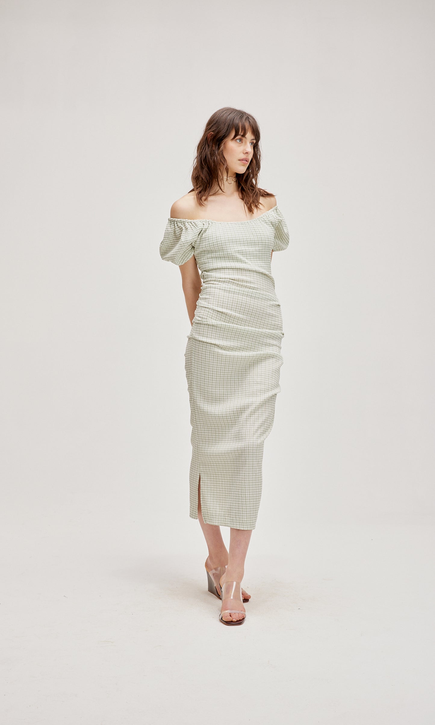 Delphi Gingham Dress