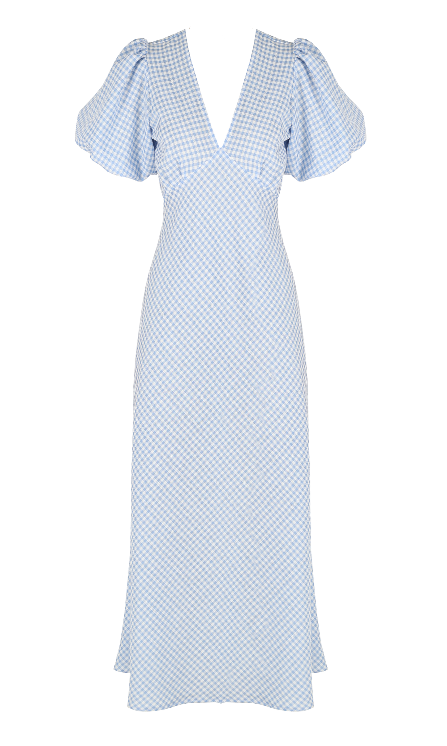 Uma Dress (Blue Gingham)
