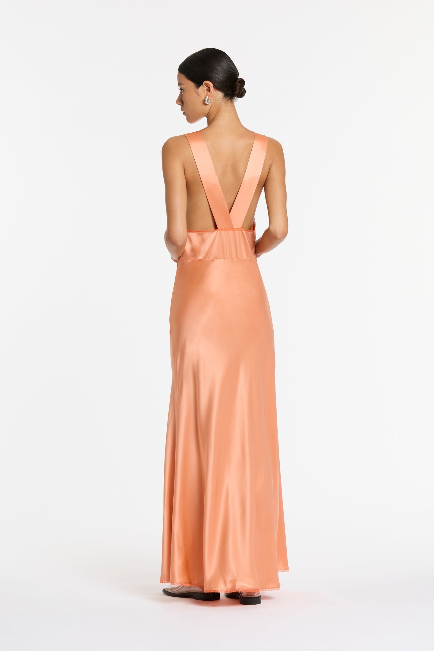 Aries Cut Out Gown (Peach)