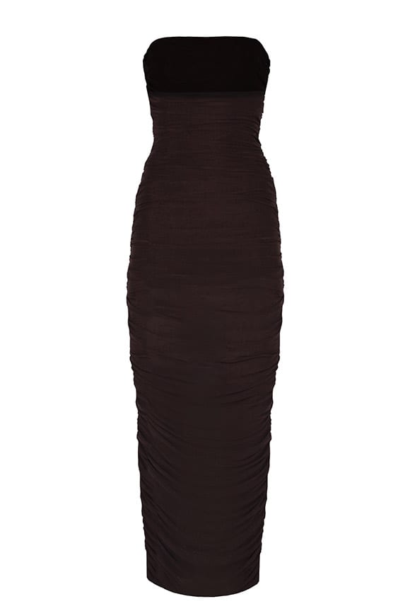 Ginni Mesh Tube Dress (Black)