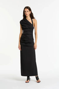 Giacomo Gathered Gown (Black)