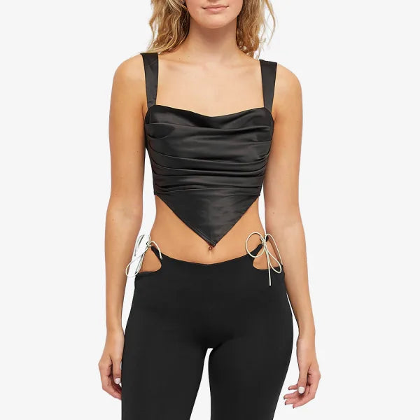 Tati Tie Top (Black)