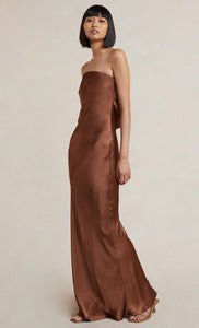 Moon Dance Strapless Maxi (Chocolate)