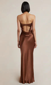 Moon Dance Strapless Maxi (Chocolate)