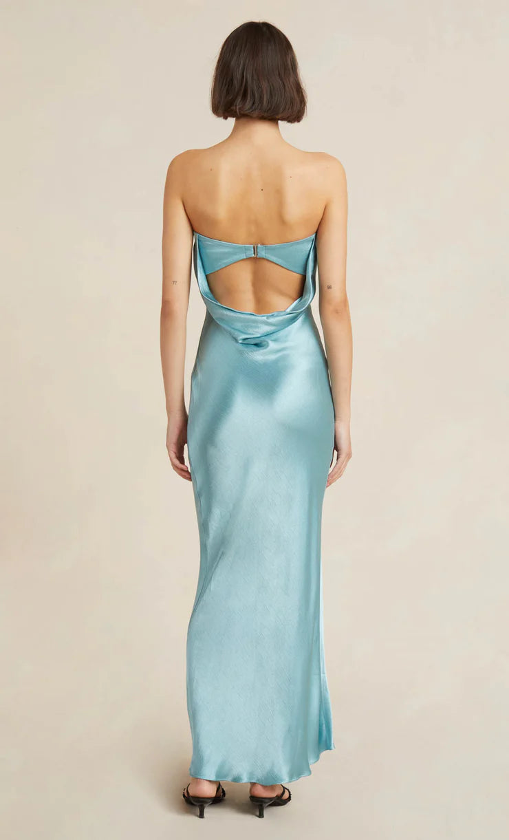 Moon Dance Strapless Maxi (Sea Spray)