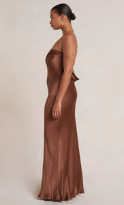 Moon Dance Strapless Maxi (Chocolate)