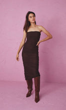 Load image into Gallery viewer, Ginni Mesh Tube Dress (Chocolate)