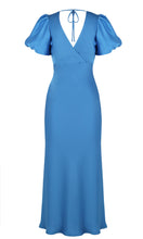 Load image into Gallery viewer, Uma Satin Dress (Cerulean)