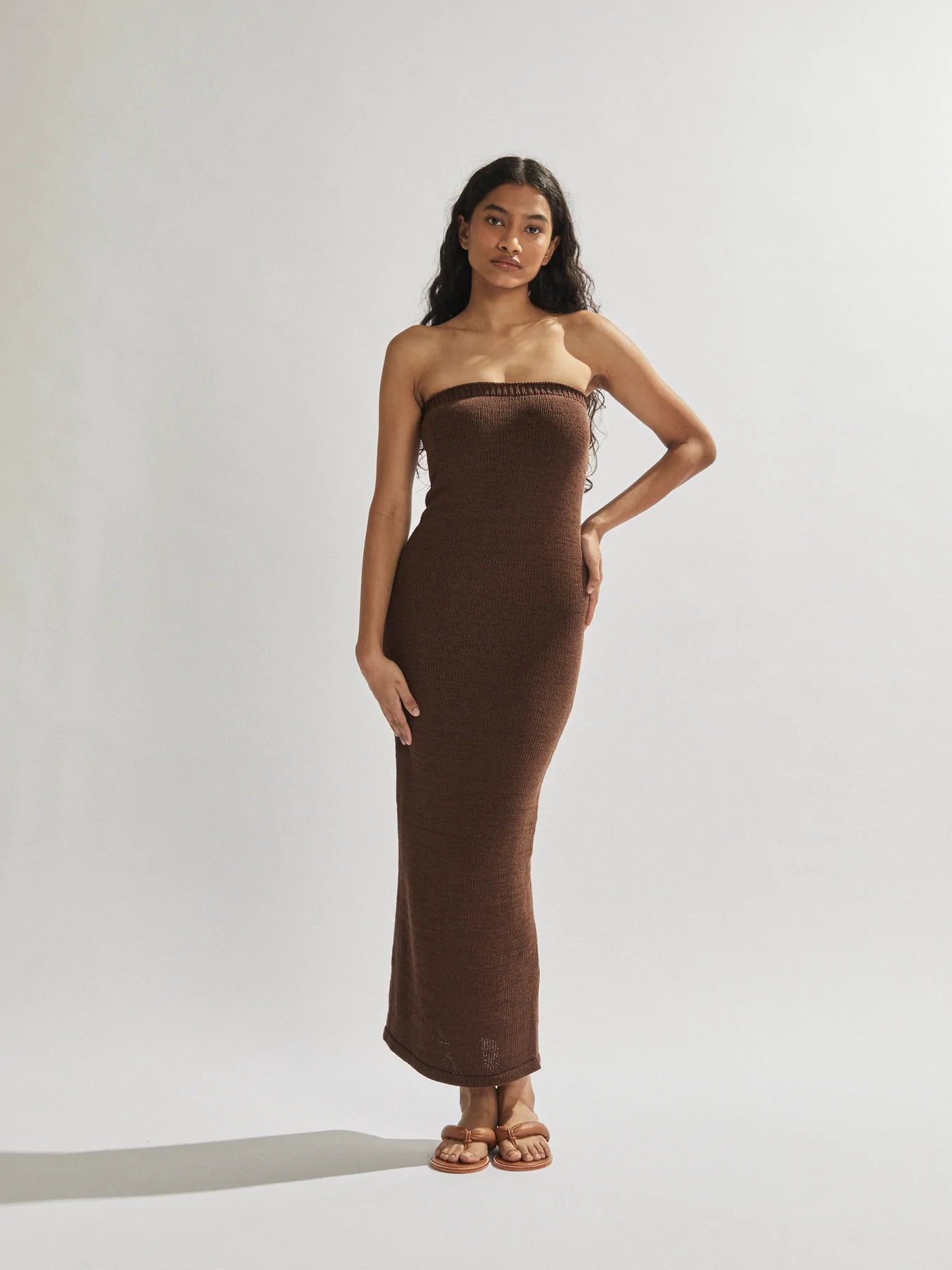 Cora Maxi Dress (Buff)