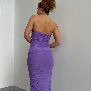 Ginni Mesh Tube Dress (Wisteria)