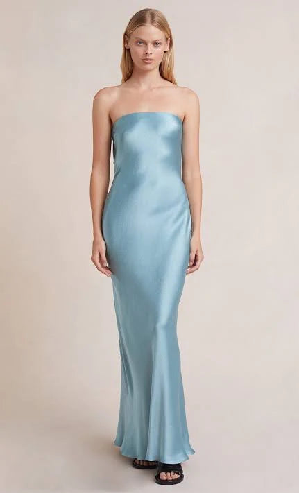 Moon Dance Strapless Maxi (Sea Spray)
