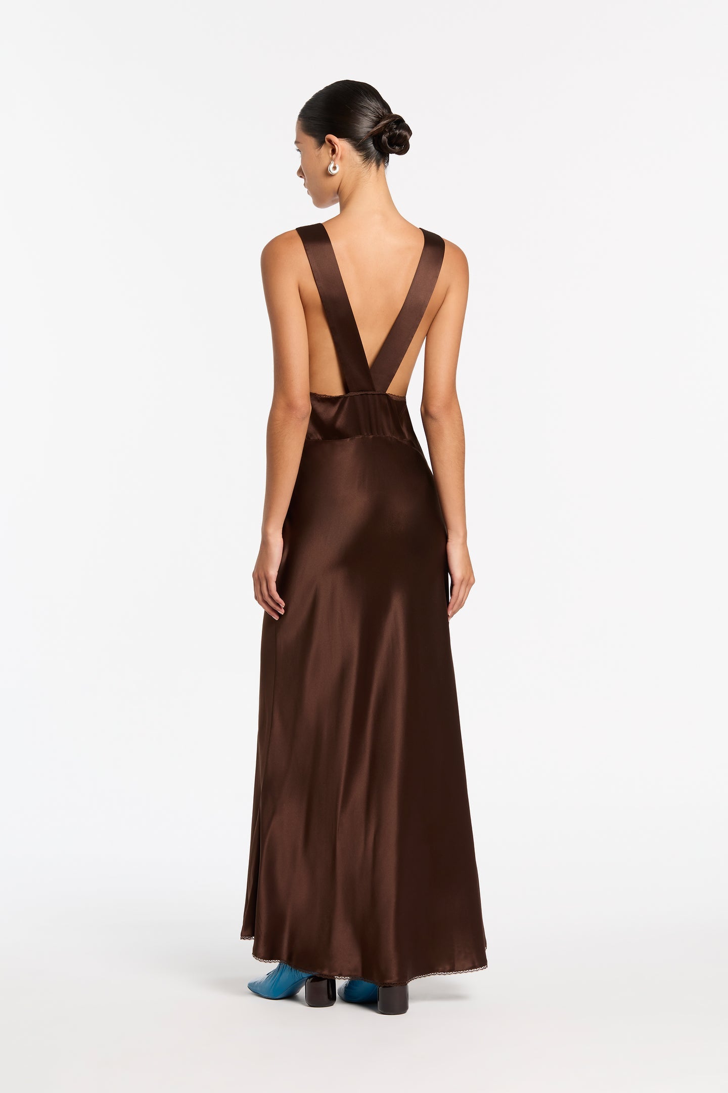 Aries Cut Out Gown (Chocolate)